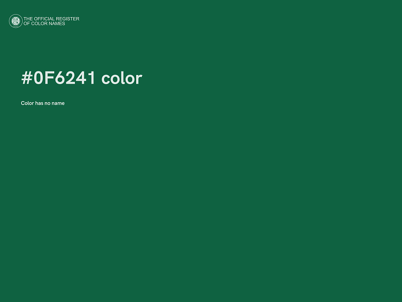 #0F6241 color image