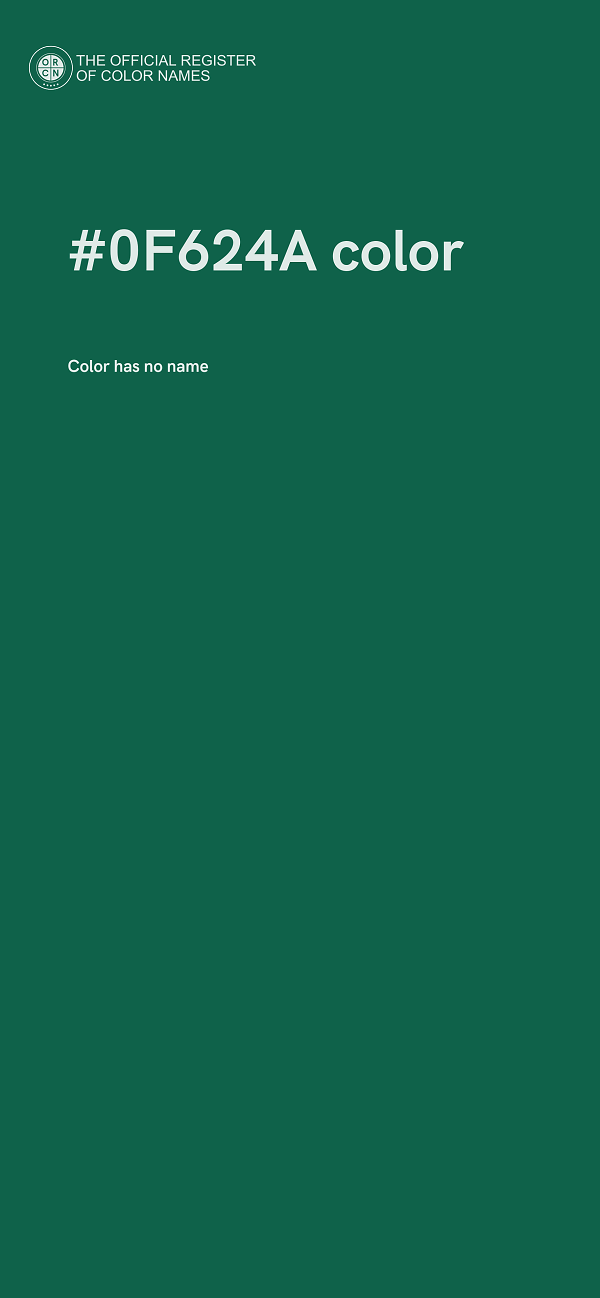 #0F624A color image
