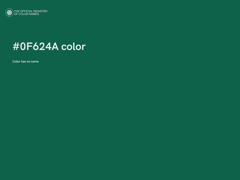 #0F624A color image