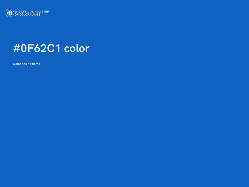 #0F62C1 color image