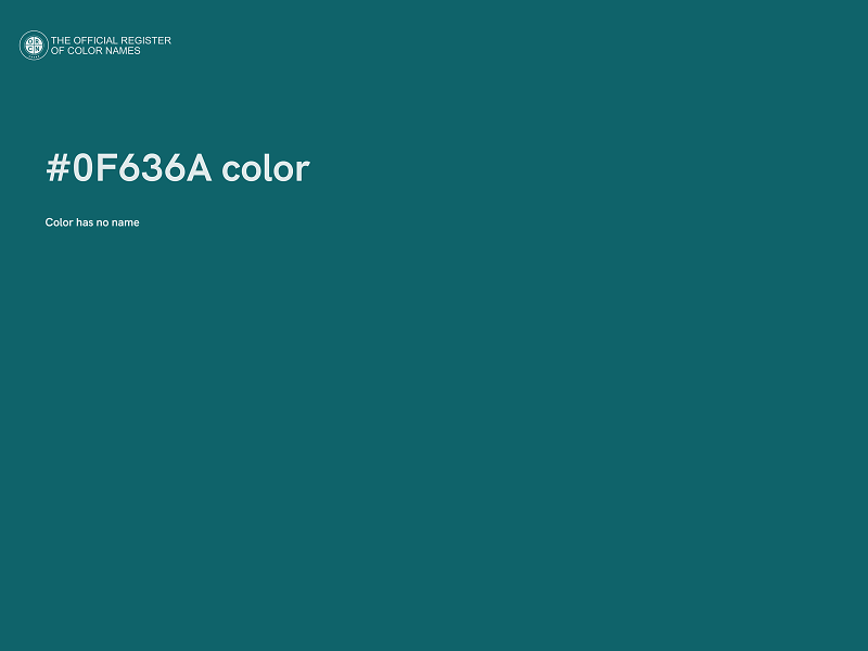 #0F636A color image