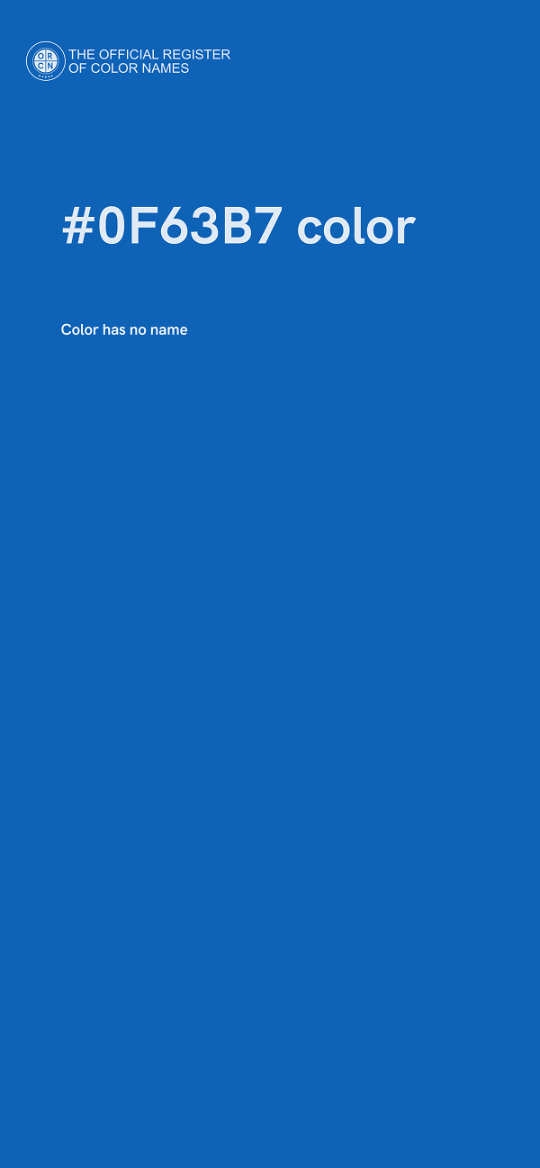 #0F63B7 color image
