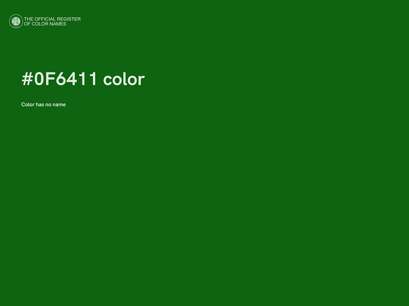 #0F6411 color image