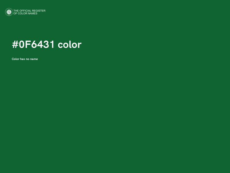 #0F6431 color image