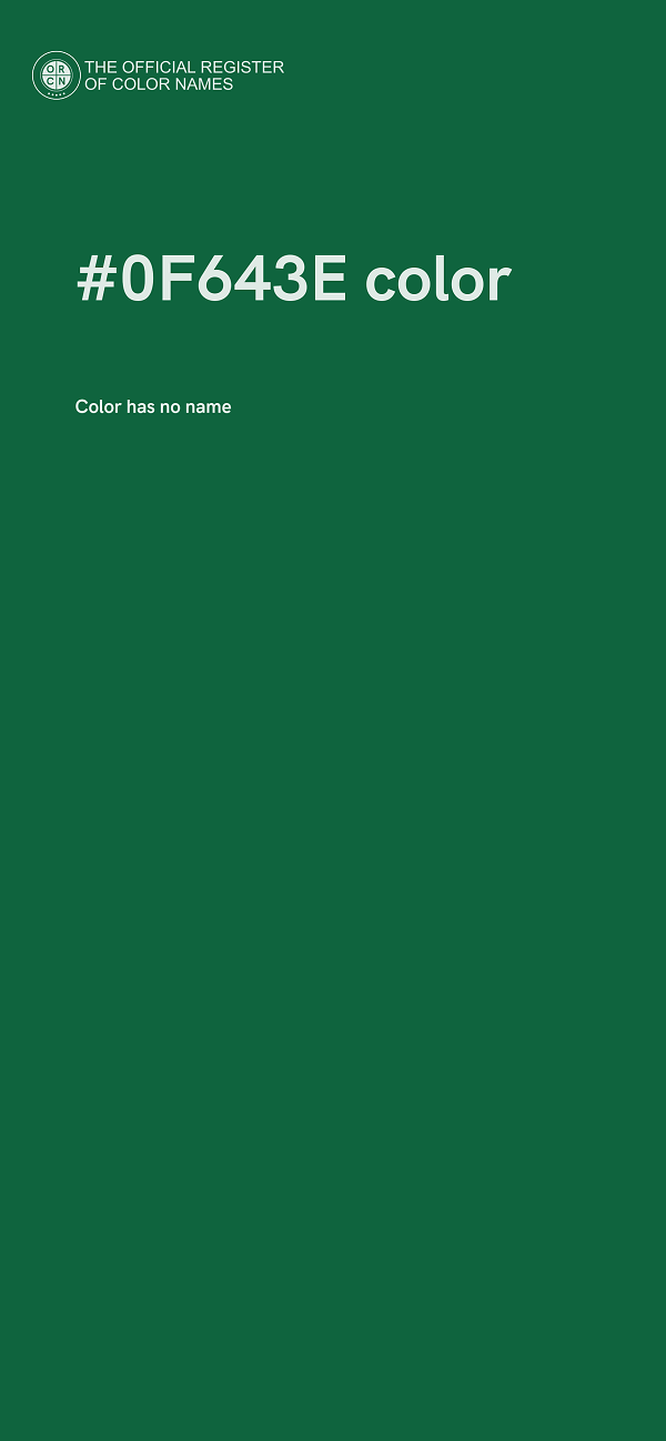 #0F643E color image