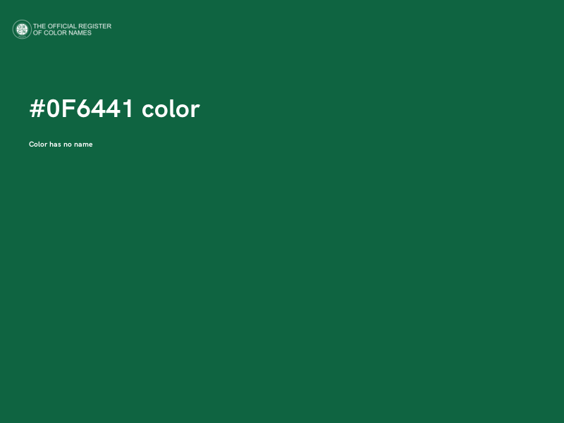 #0F6441 color image