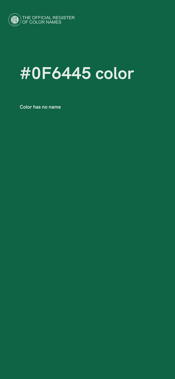 #0F6445 color image
