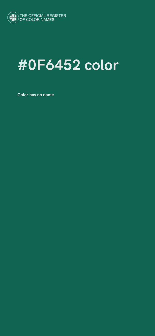 #0F6452 color image