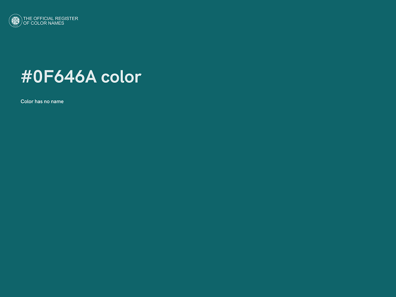 #0F646A color image