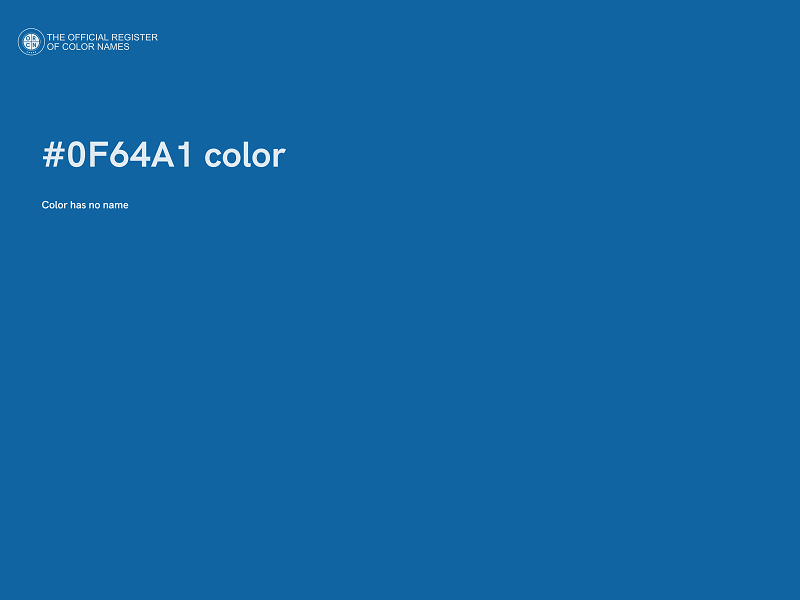 #0F64A1 color image