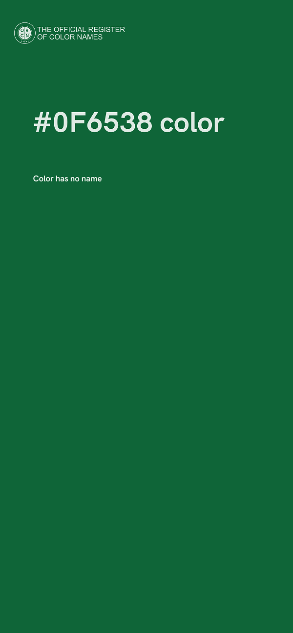 #0F6538 color image