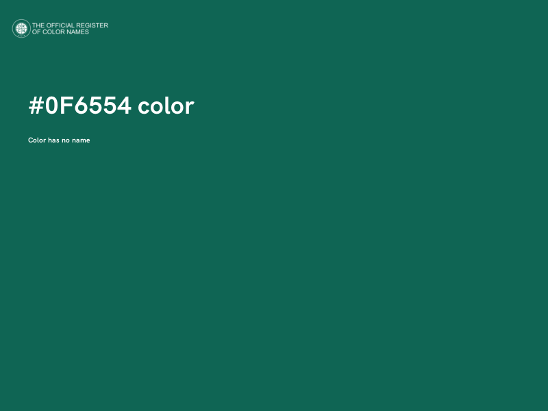 #0F6554 color image