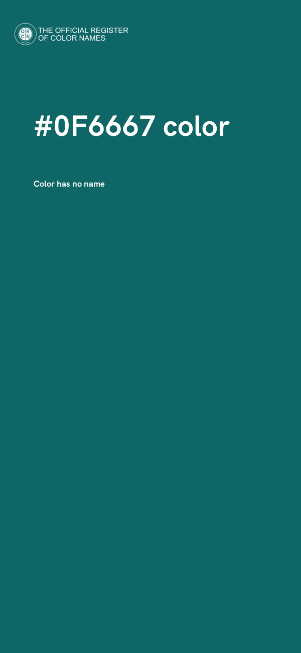 #0F6667 color image