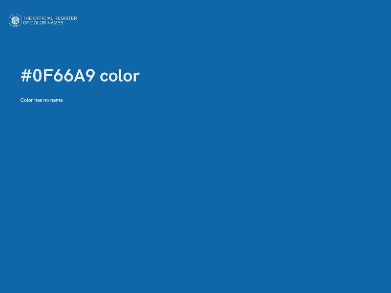 #0F66A9 color image