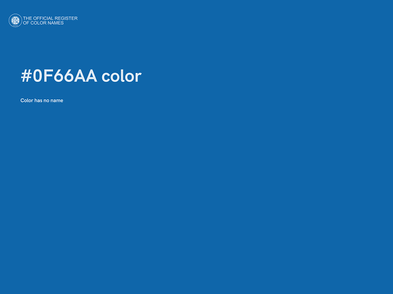 #0F66AA color image