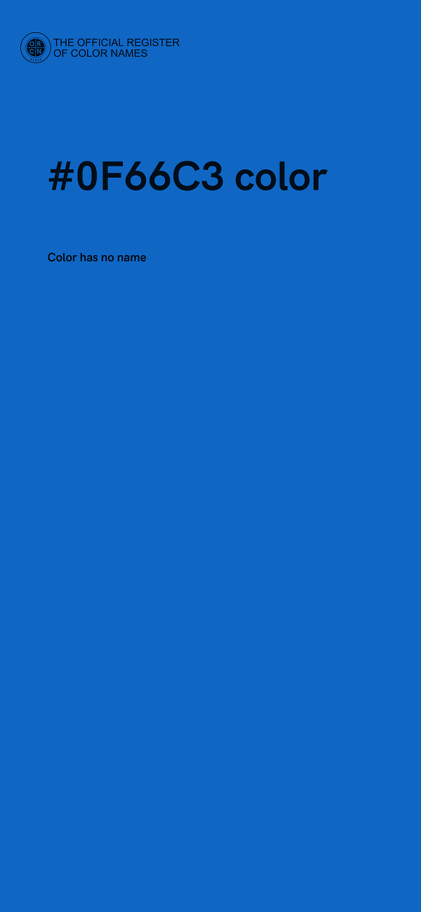 #0F66C3 color image