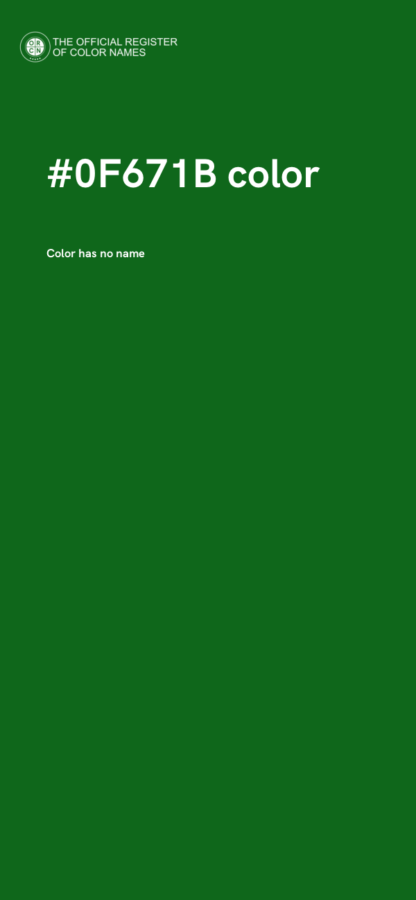 #0F671B color image