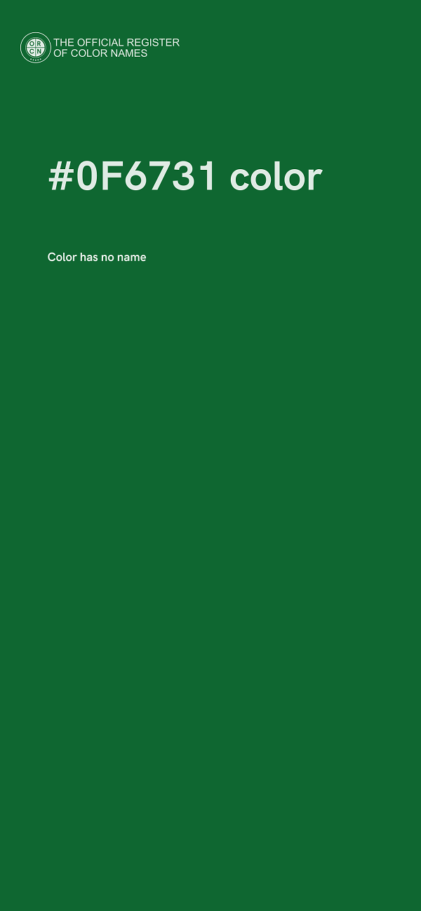 #0F6731 color image