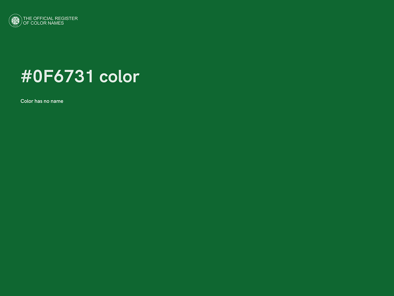 #0F6731 color image