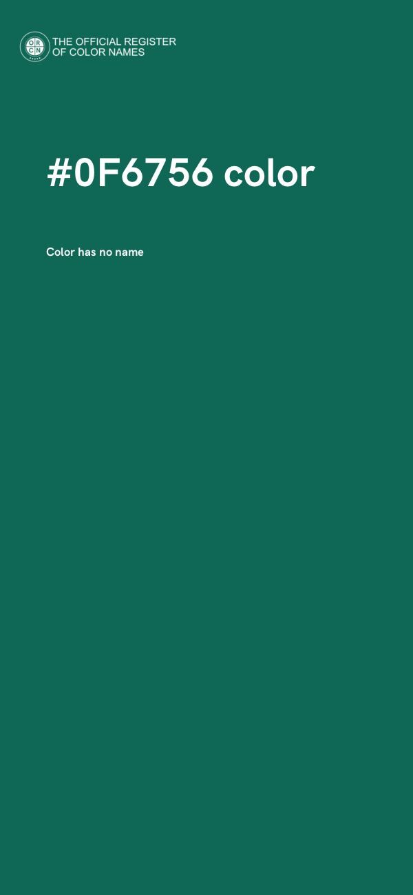 #0F6756 color image