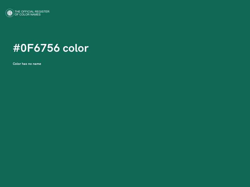 #0F6756 color image