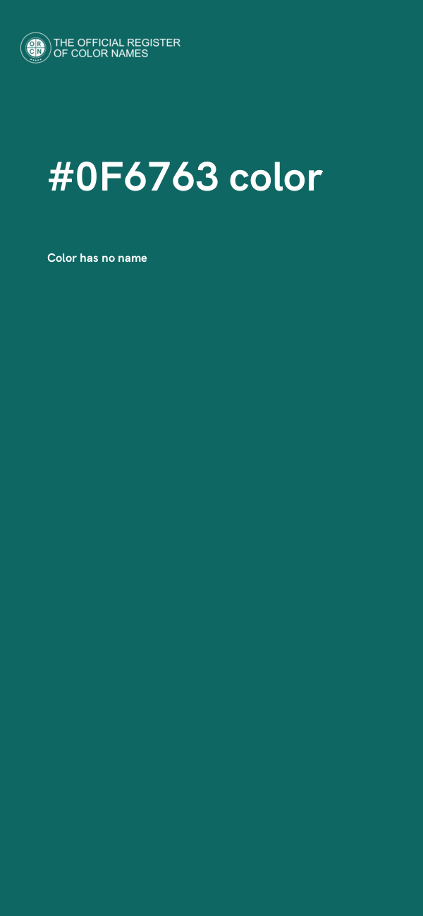 #0F6763 color image
