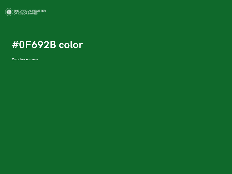 #0F692B color image