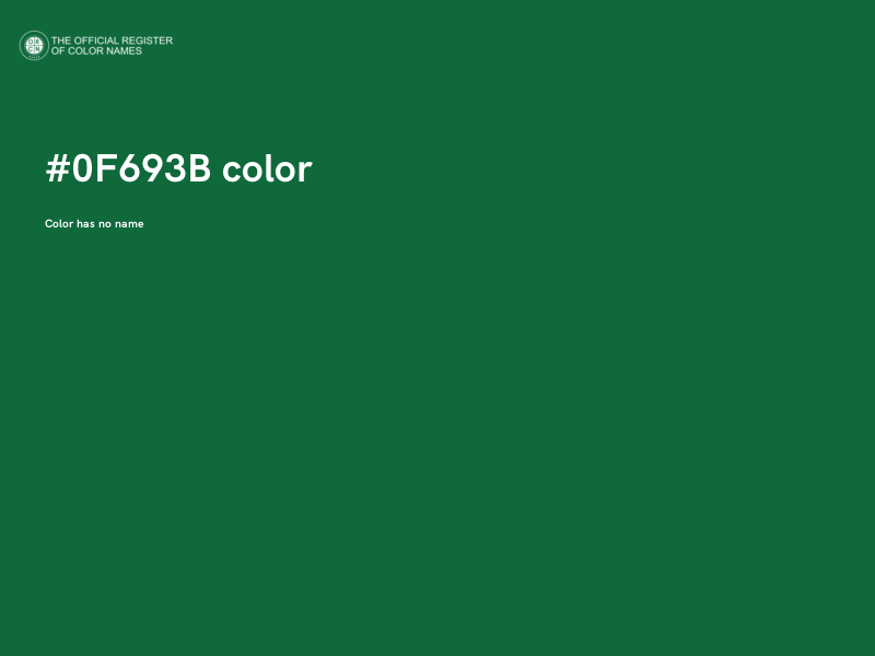 #0F693B color image