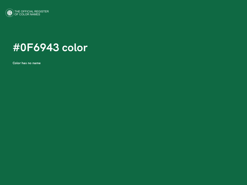 #0F6943 color image