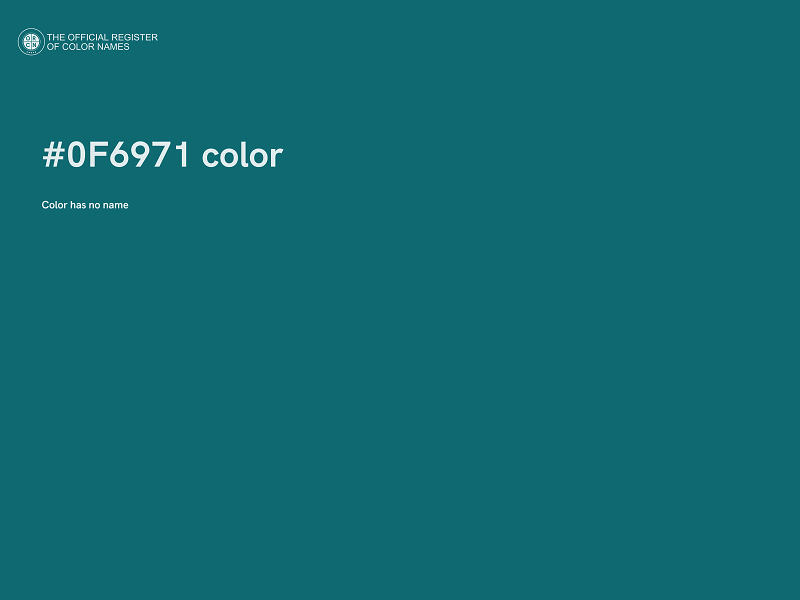 #0F6971 color image