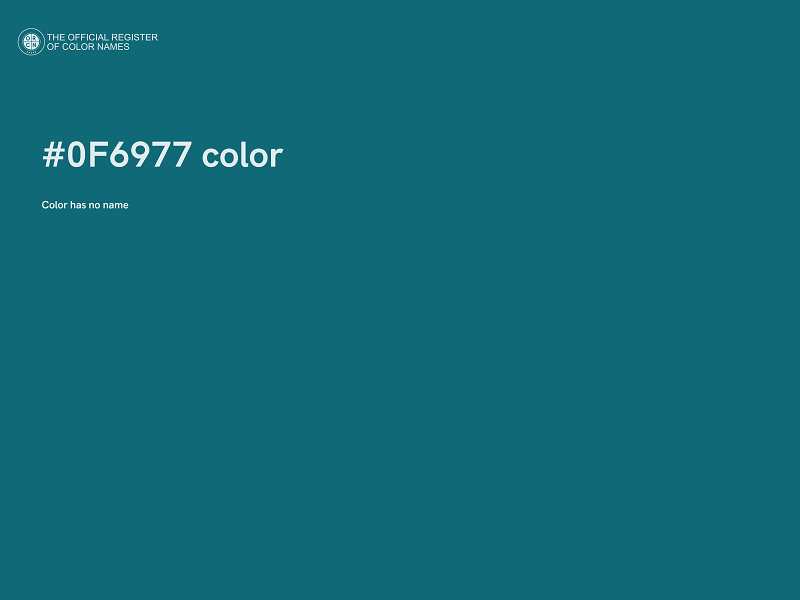#0F6977 color image