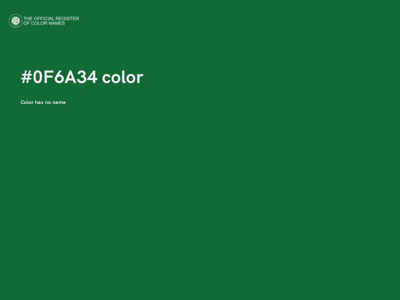 #0F6A34 color image