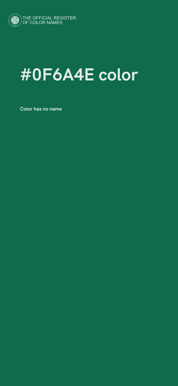 #0F6A4E color image