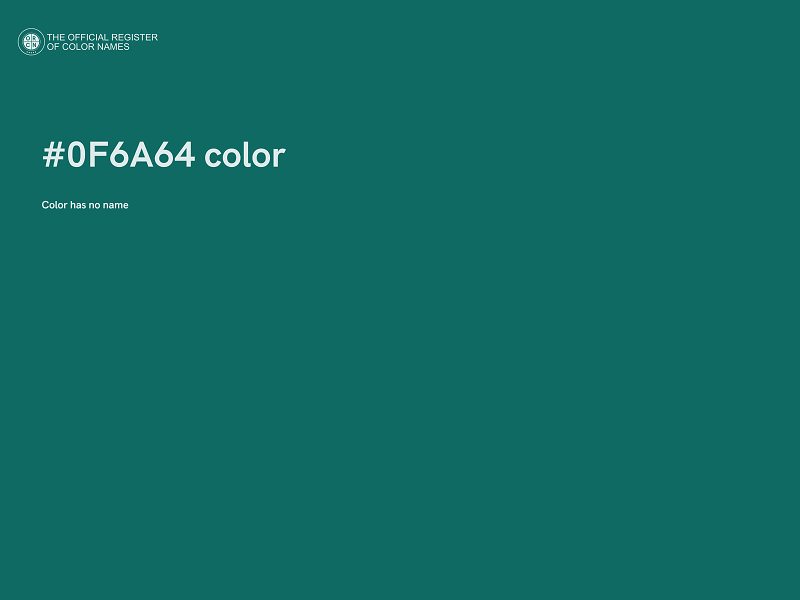 #0F6A64 color image