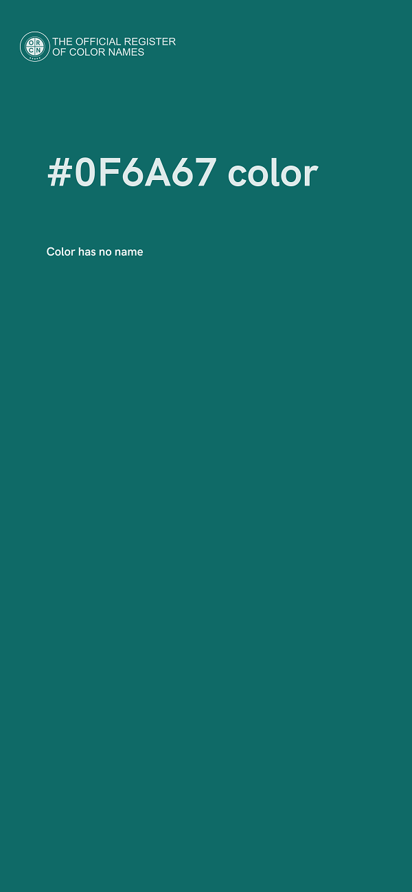 #0F6A67 color image