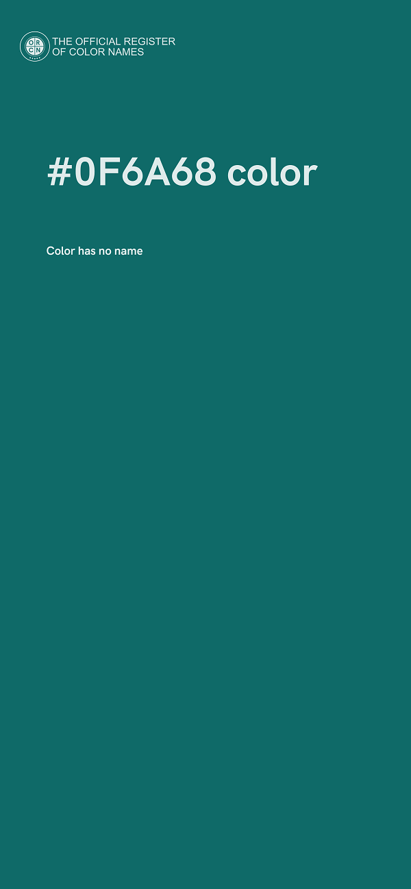 #0F6A68 color image