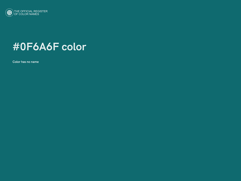 #0F6A6F color image
