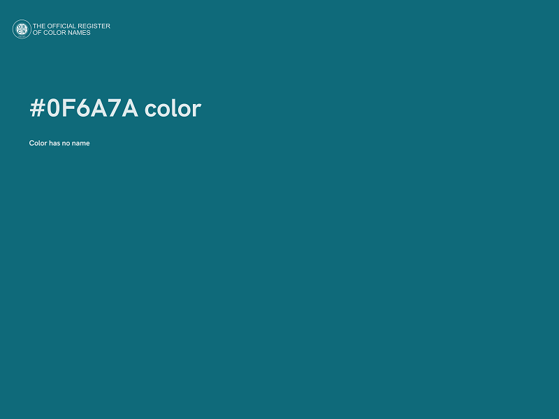 #0F6A7A color image