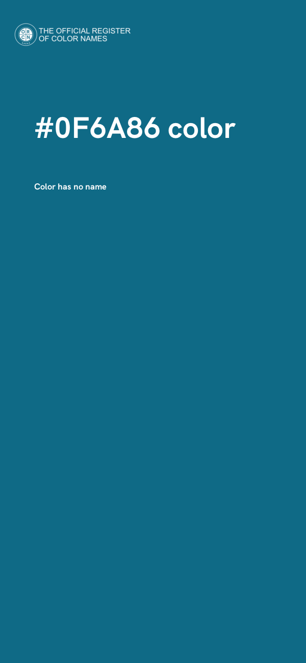 #0F6A86 color image
