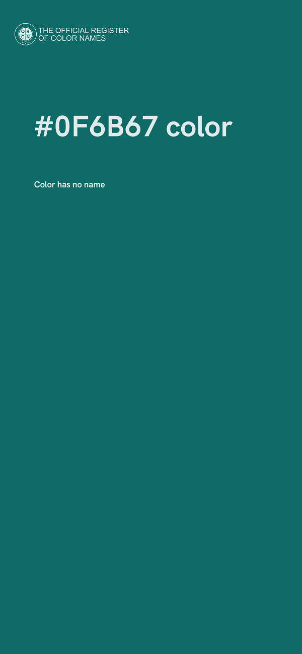 #0F6B67 color image