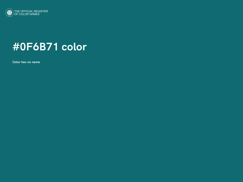 #0F6B71 color image