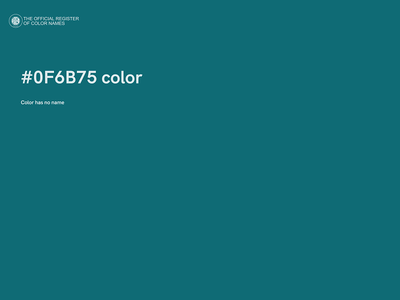 #0F6B75 color image