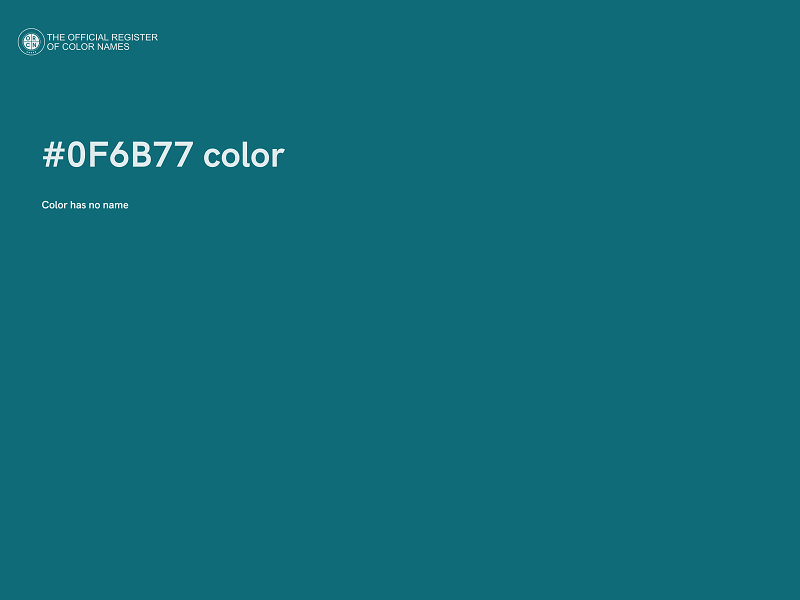 #0F6B77 color image