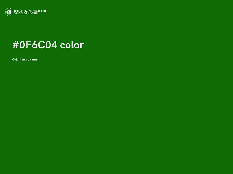 #0F6C04 color image