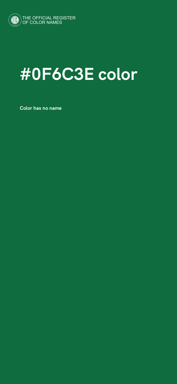 #0F6C3E color image