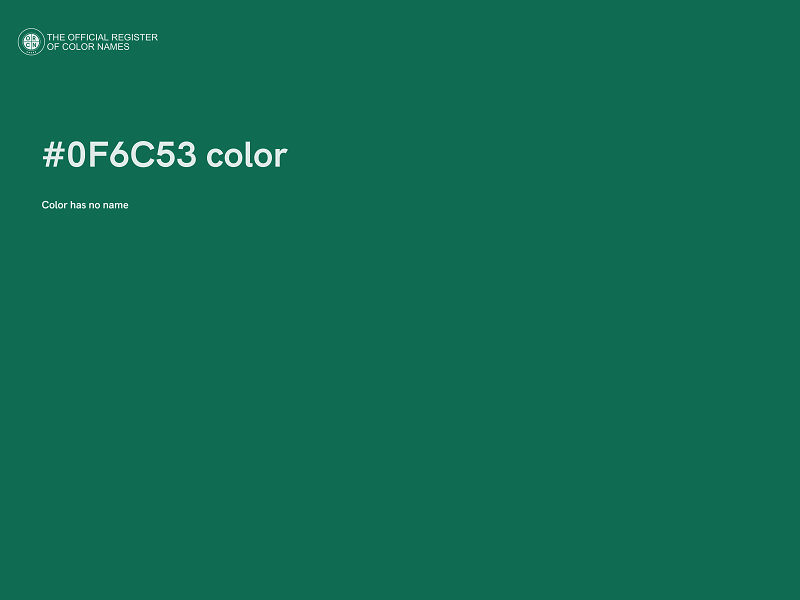 #0F6C53 color image