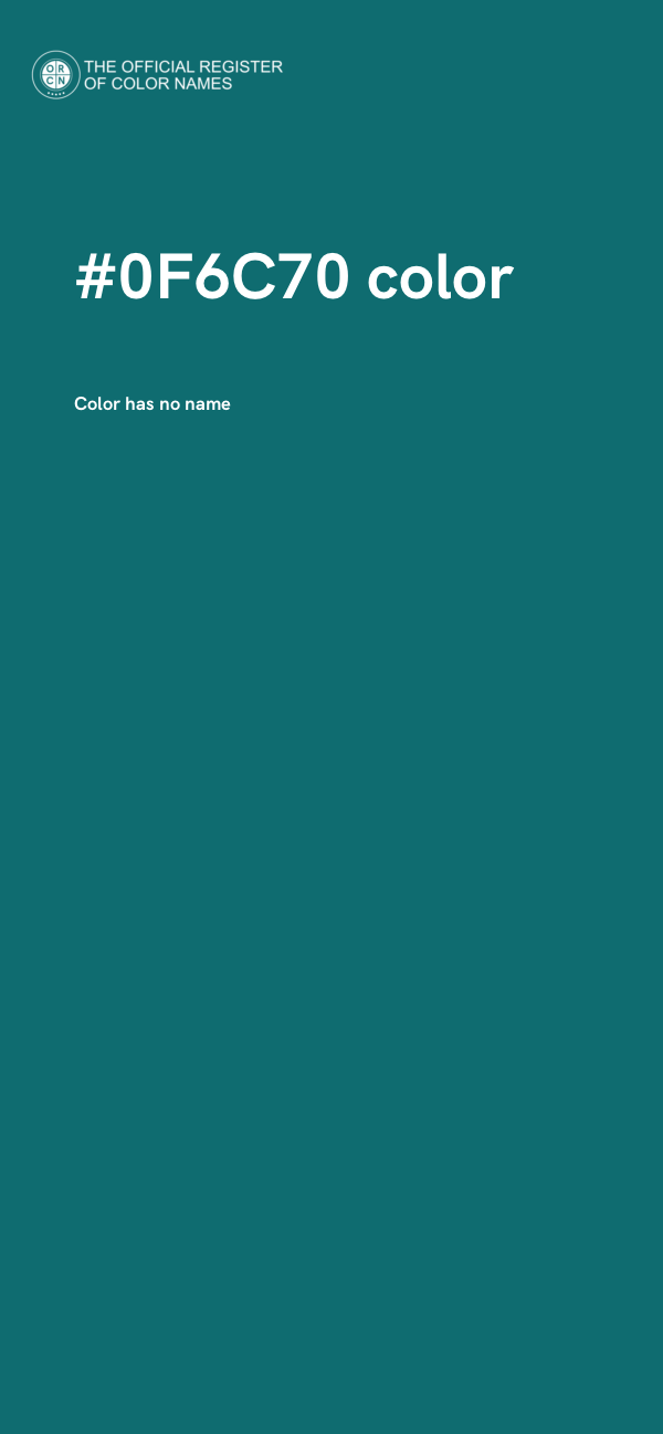 #0F6C70 color image