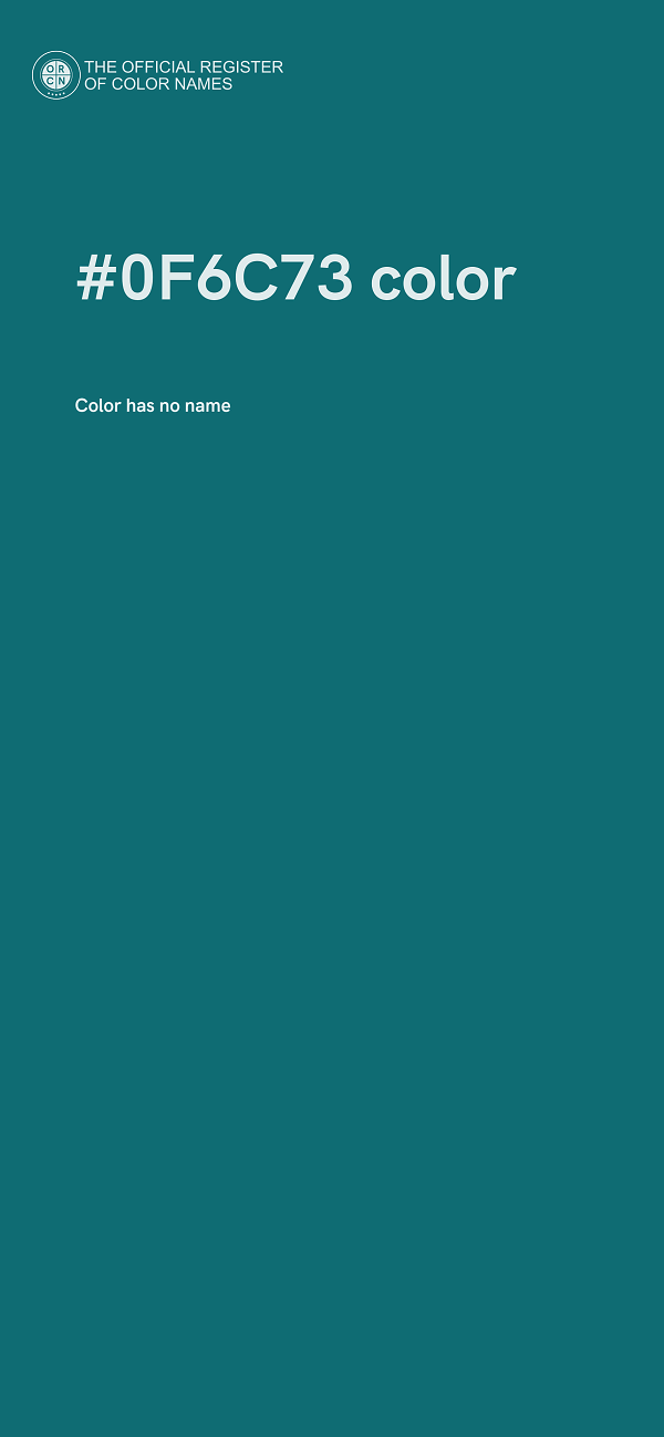 #0F6C73 color image