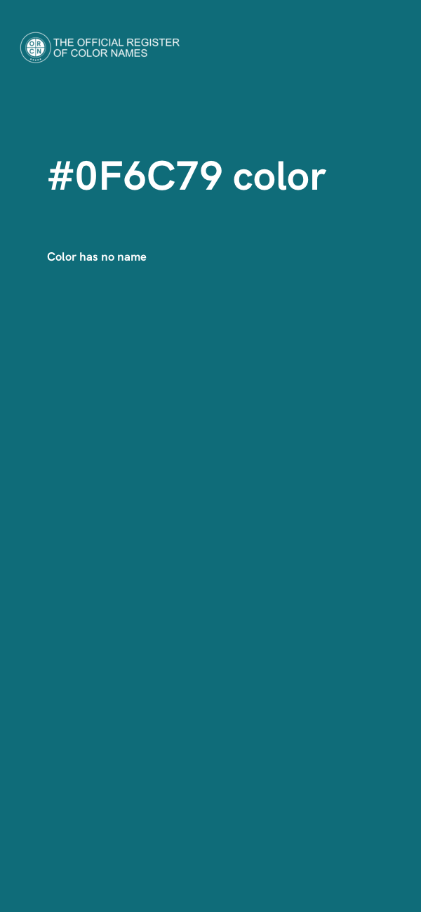 #0F6C79 color image