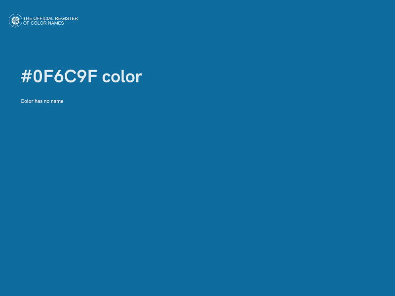 #0F6C9F color image